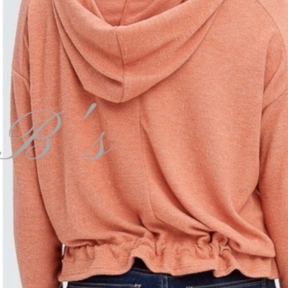 🙌4/$32🙌Coral Fuzz Hoodie Jogger Top - SM/MD/LG F - Picture 3 of 6